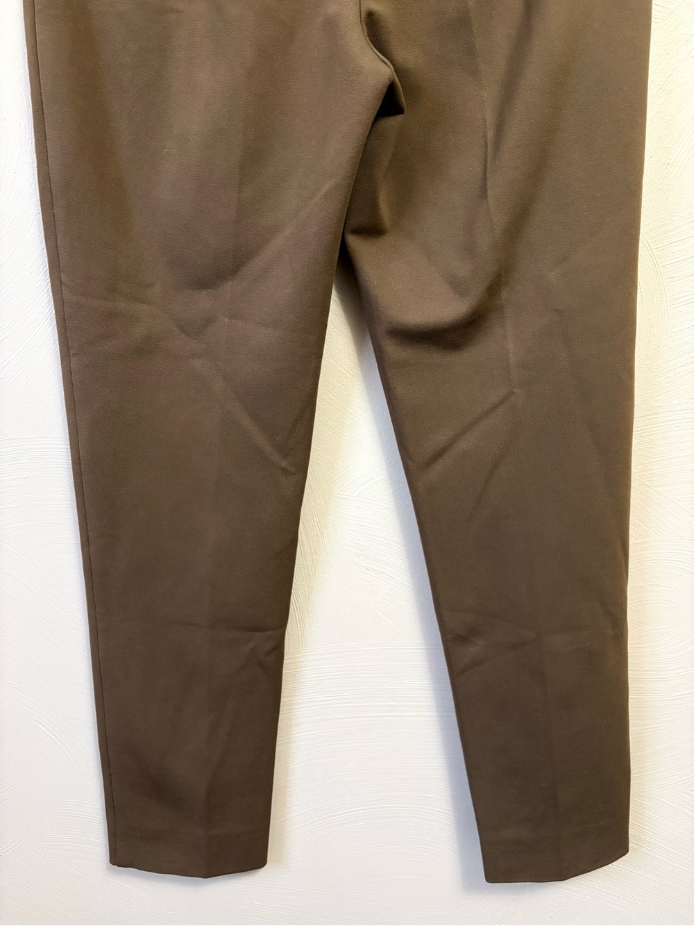 Max Mara Pegno Pocket Straight Leg Trousers Brown Size 6 - Picture 13 of 14